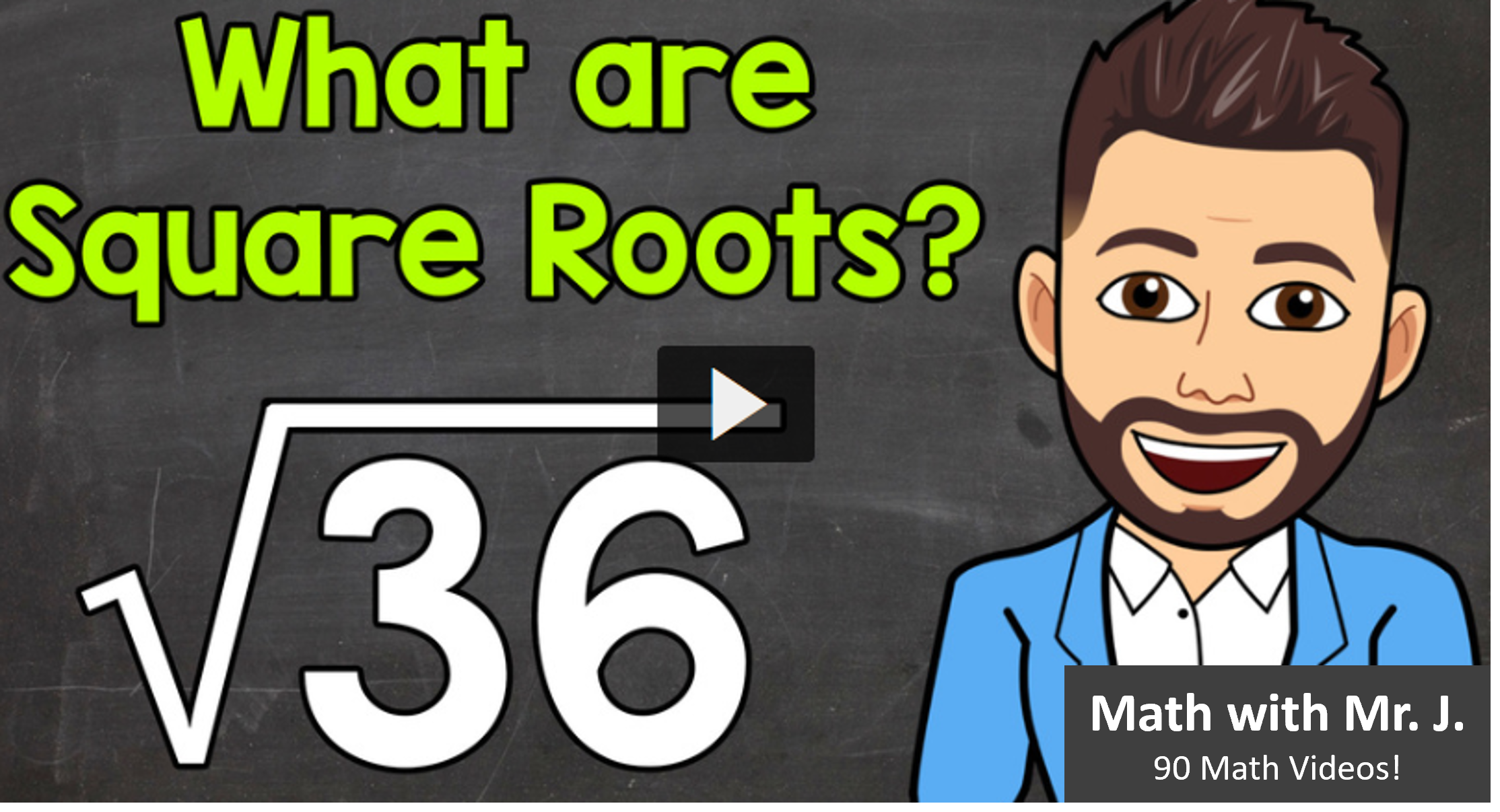 Teaching Square Roots:  4 Video Lessons
