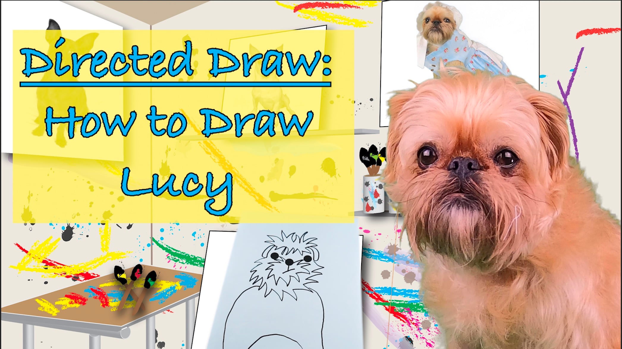Directed Draw: How to Draw a Dog