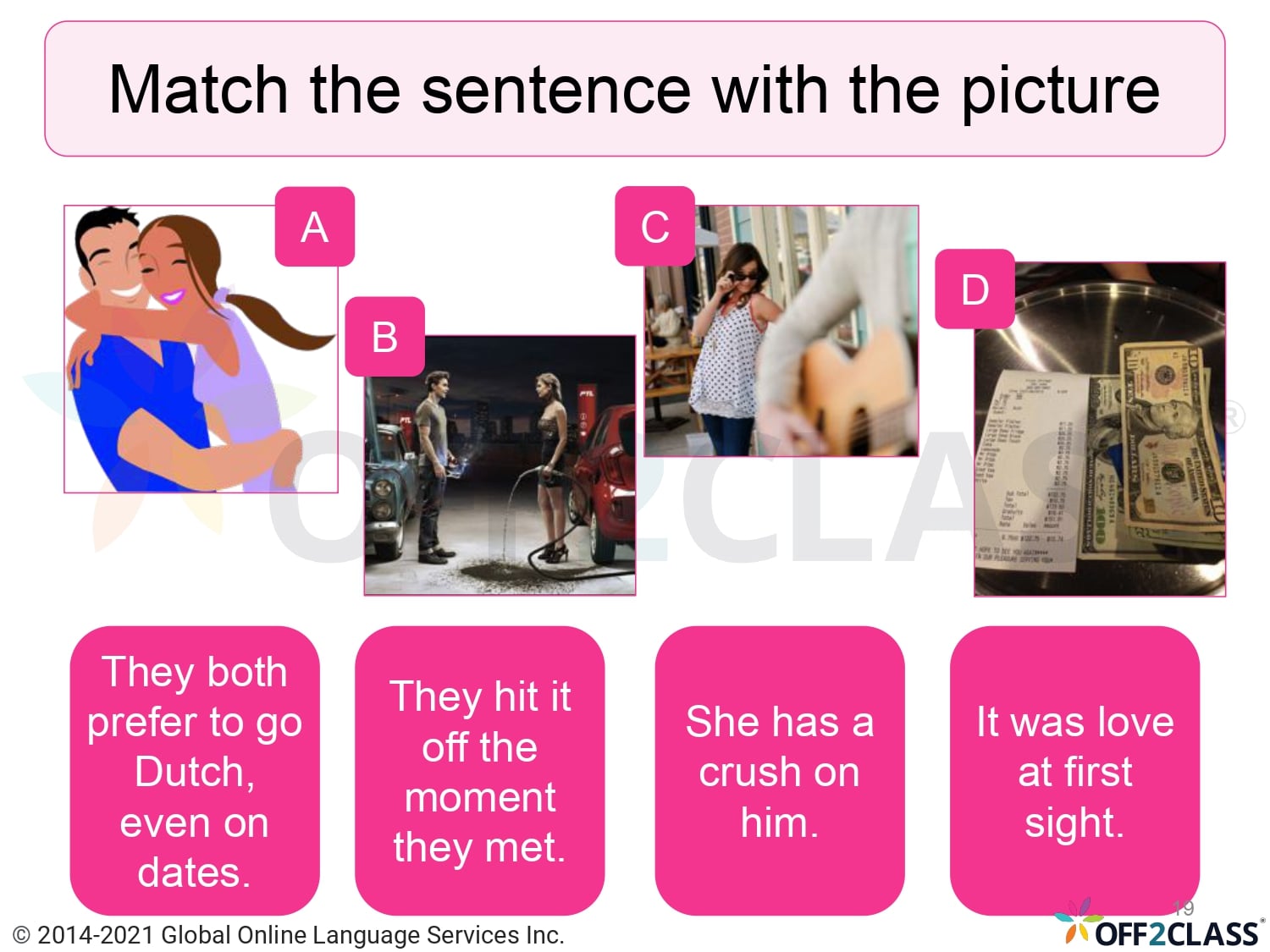 Idioms Describing Love - Off2Class ESL Lesson Plan