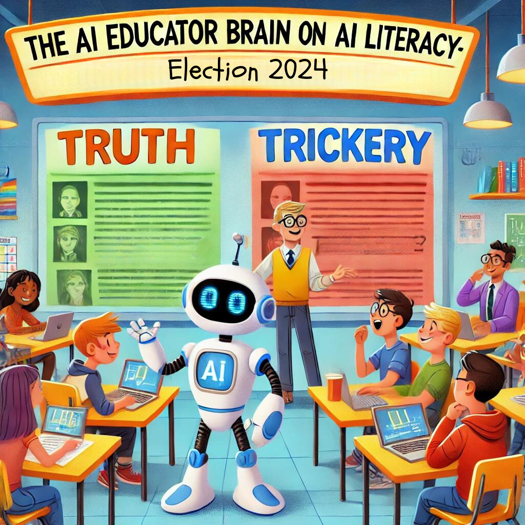 The AI Educator Brain on AI Literacy: Navigating the Election Frenzy—Truth or Trickery?