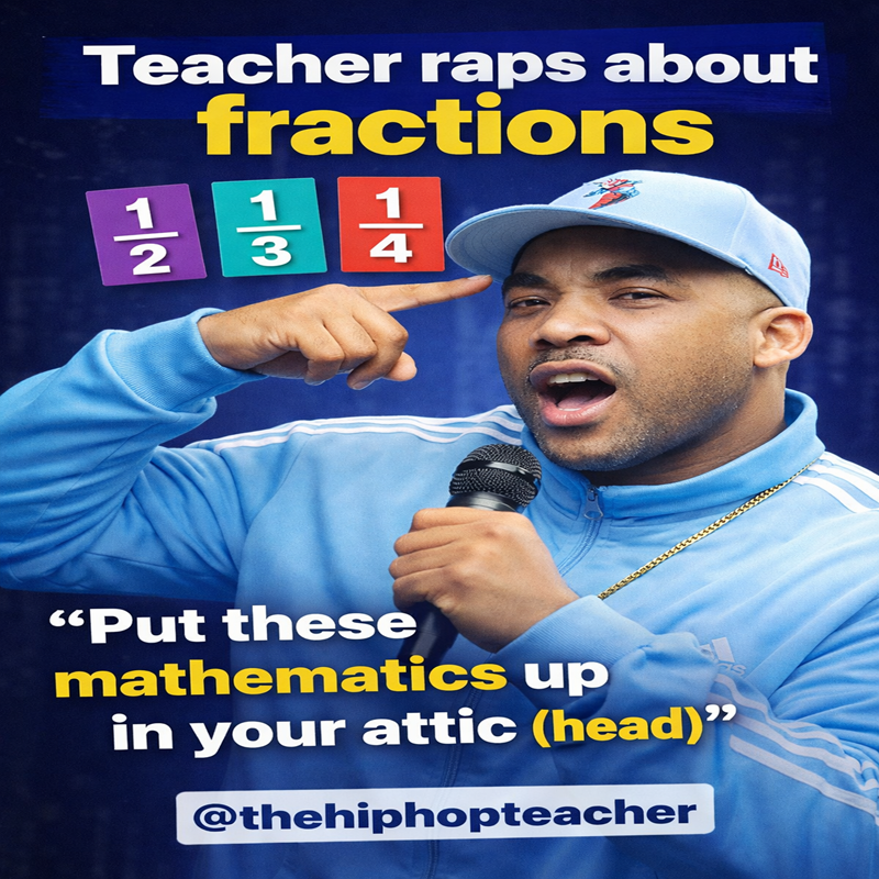 Teacher Raps About Fractions 🎤📐 | Math Class Never Sounded Like This